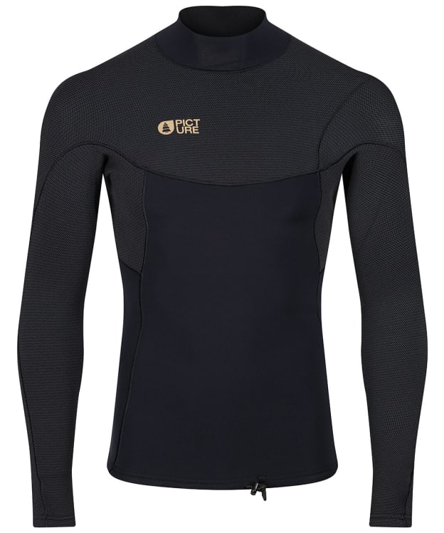 Men's Picture Floats 1.5 Flexskin Long Sleeve Surf Top - Black