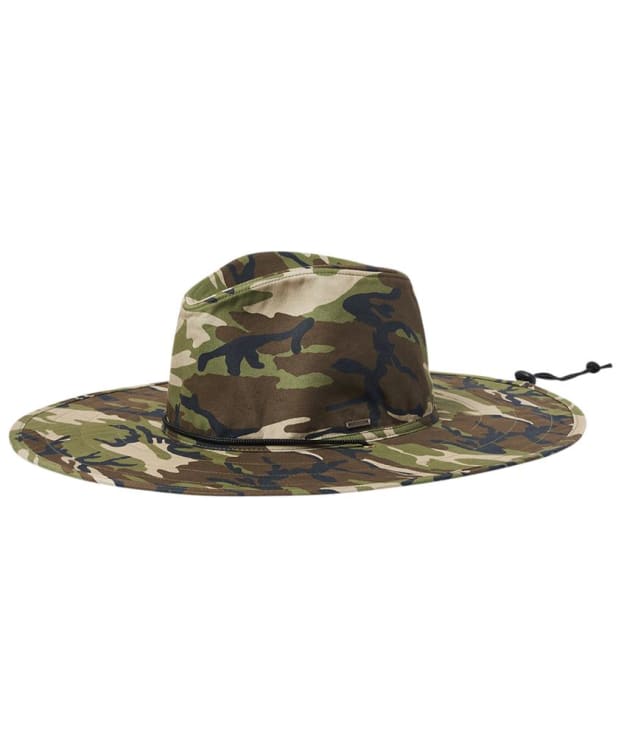 Brixton Field Wide Brim Cotton Sun Hat - Camo Surplus