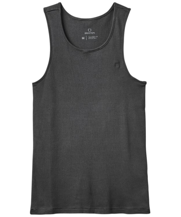 Brixton Vintage Reserve Cotton Tank Top - Black Vintage Wash