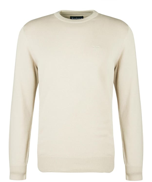Men's Barbour Pima Cotton Crew Neck Sweater - Mist