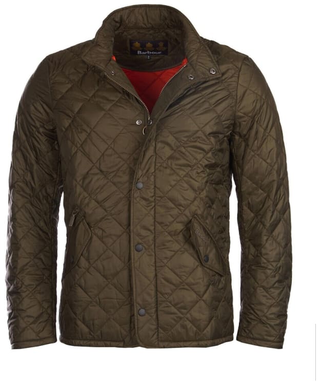 Men's Barbour Flyweight Chelsea Quilted Jacket - Olive