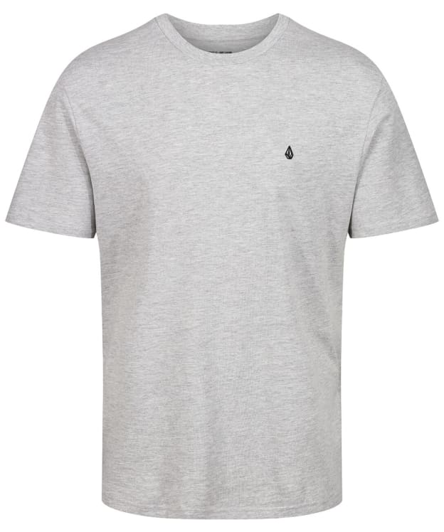 Men's Volcom Stone Blanks Basic Short Sleeve Tee - Heather Grey