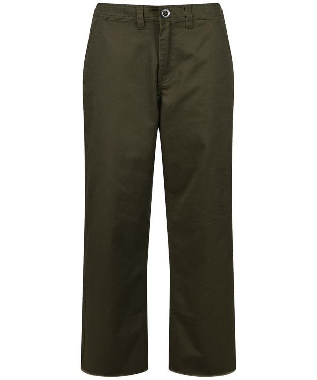 Women's Volcom Thisthatthem Skate Elastic Waist Pant - Military