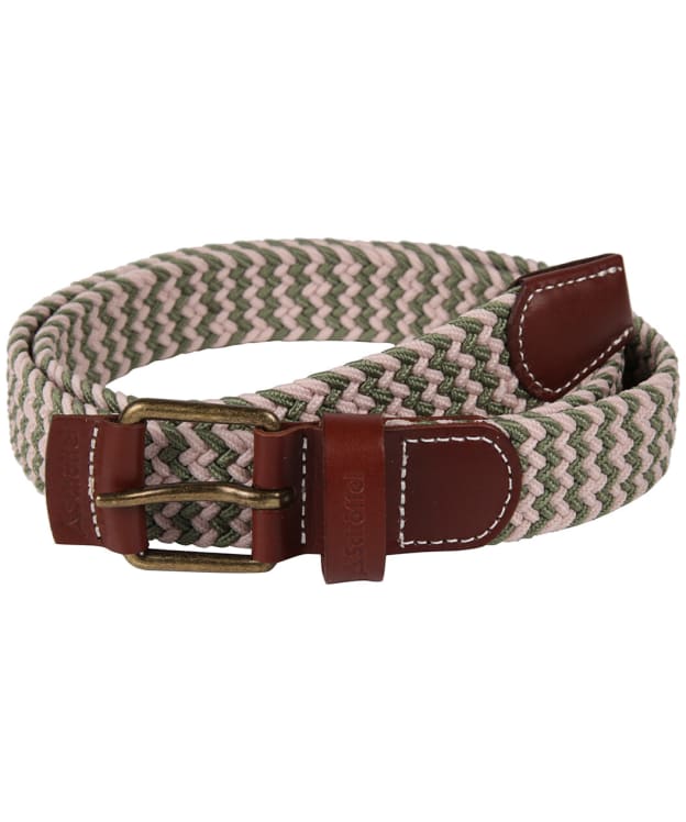 Schöffel Matlock Woven Belt - Cedar / Blush Stripe