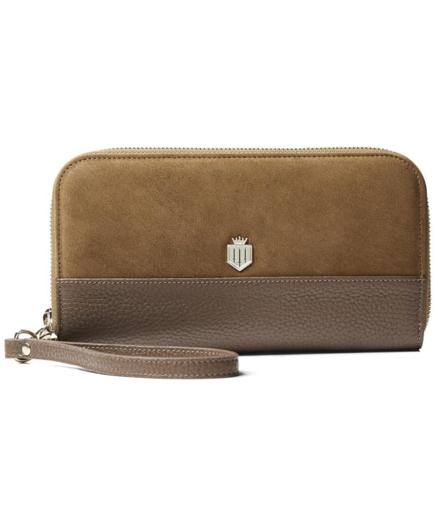 Women's Fairfax & Favor Salisbury Travel Organiser Wallet - Tan Suede