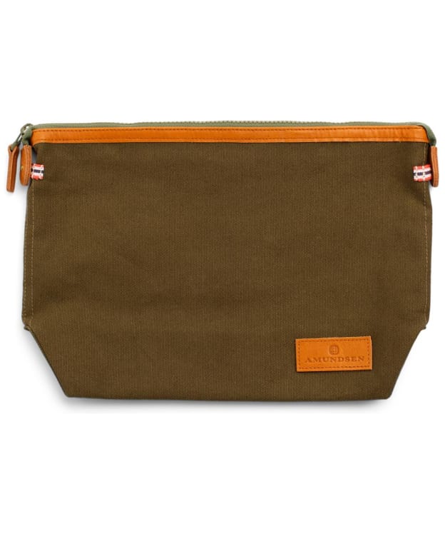 Amundsen Cotton Canvas Wash Bag - Nato