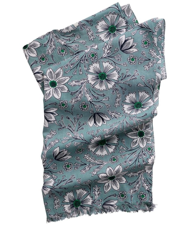 Women's Seasalt Summer Scarf - Craft Floral Dark Lichen