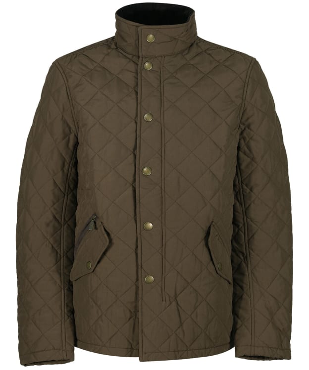 Men's Barbour Shoveler Quilted Jacket - Dark Sand