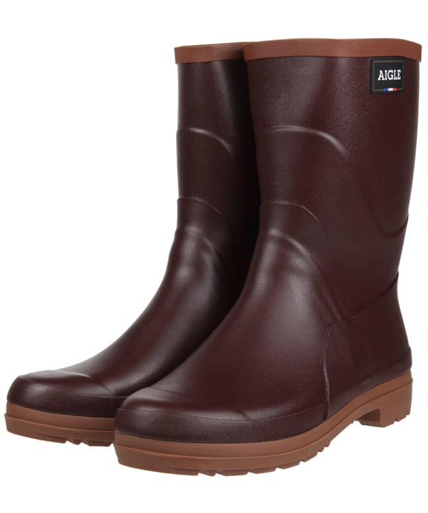 Women's Aigle Bison Mid Height Wellington Boots - Sureau