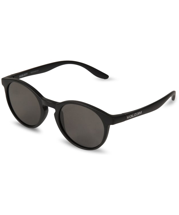 Men's Volcom Subject Sunglasses - Matte Black - Grey - Grey