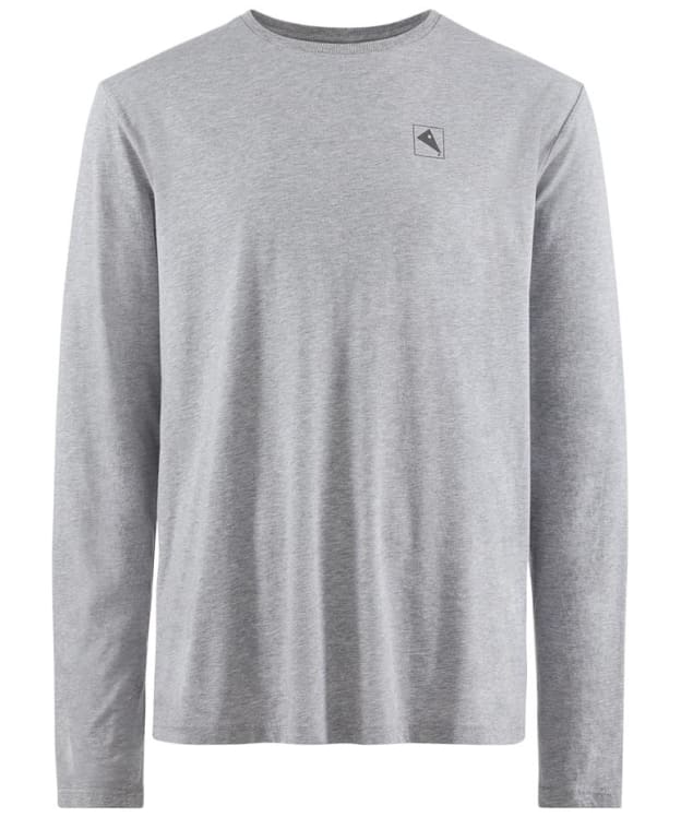 Men's Klättermusen Runa Elements Long Sleeved T-Shirt - Grey Melange