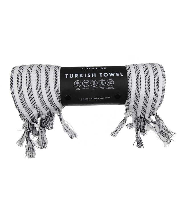 Slowtide Koko Turkish Cotton Towel - Black