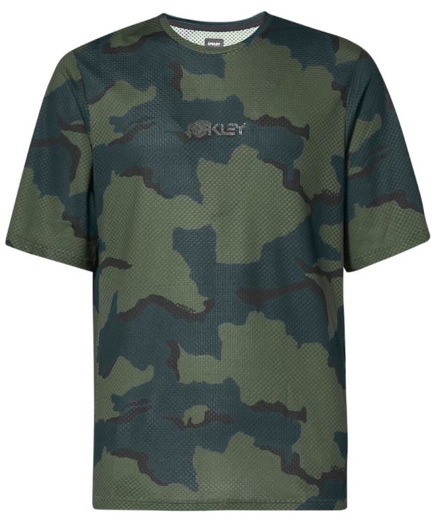 Men's Oakley Free Short Sleeve Cycling Jersey - B1B Camo Hunter