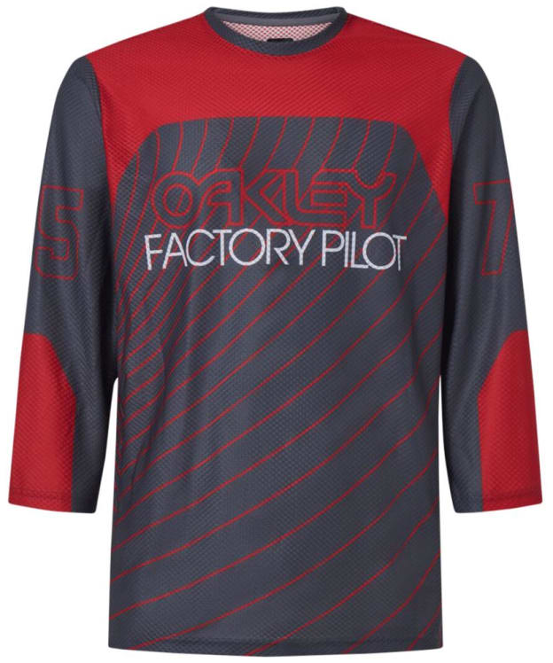 Men's Oakley Seeker '75 Long Sleeve Cycling Jersey - Uniform Grey