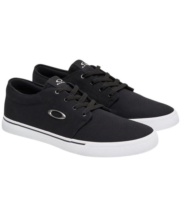 Men's Oakley Split Low Top Lace Up Sneaker - Jet Black