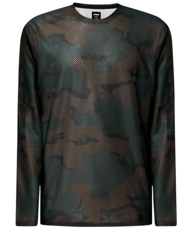 Men's Oakley Ride Free Long Sleeve Cycling Jersey - B1B Camo Hunter