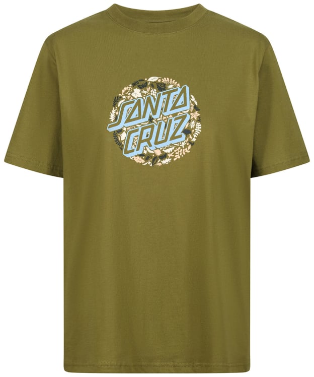 Women's Santa Cruz Foliage Dot Short Sleeve T-Shirt - Moss