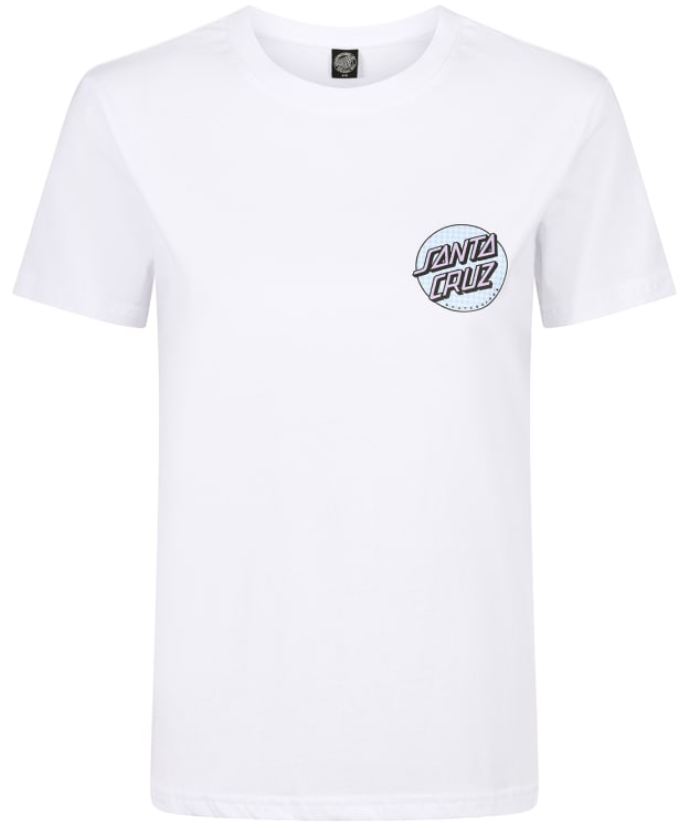 Women's Santa Cruz Gingham Dot Short Sleeve T-Shirt - White