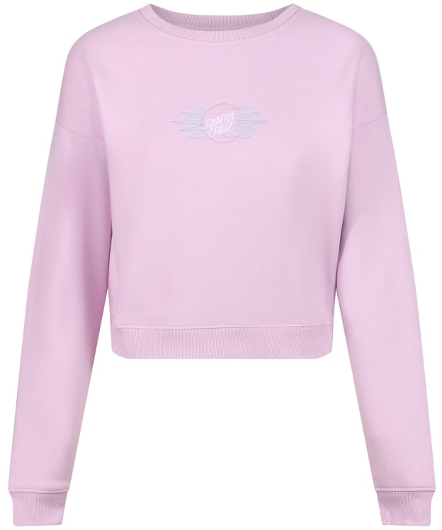 Women's Santa Cruz Moon Ray Dot Crew Neck Sweatshirt - Orchid