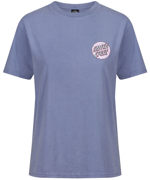 Women's Santa Cruz Zebra Marble Dot Short Sleeve T-Shirt - Navy Wash