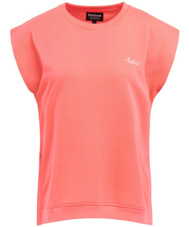 Women's Barbour International Sanderson Top - Atomic Coral