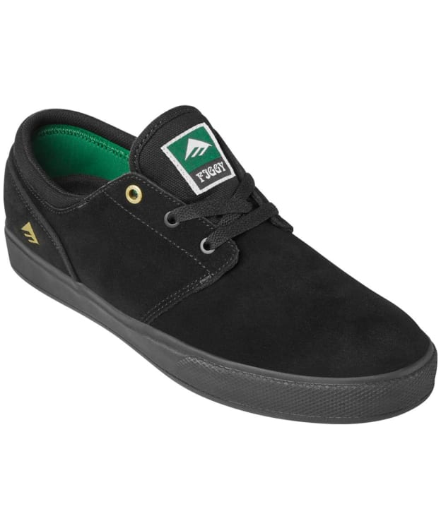 Men's Emerica Figgy G6 Breathable Suede Skate Shoes - Black