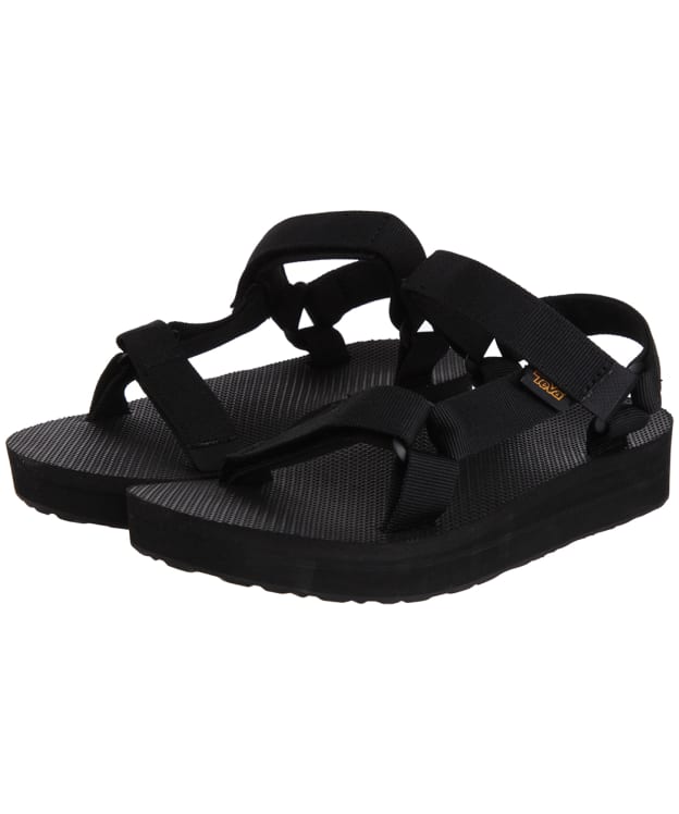 Women's TEVA Quick-Dry Midform Universal Sandal - Black