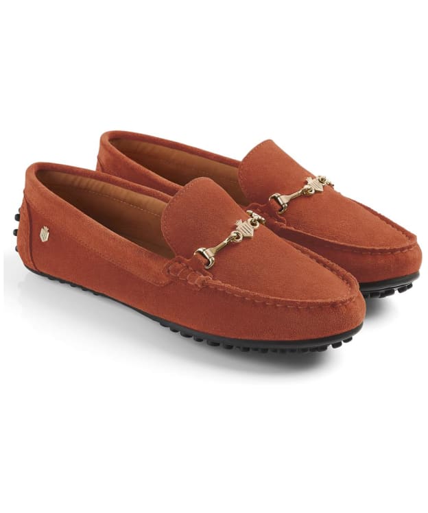 Women’s Fairfax & Favor Trinity Driving Shoes - Sunset Orange