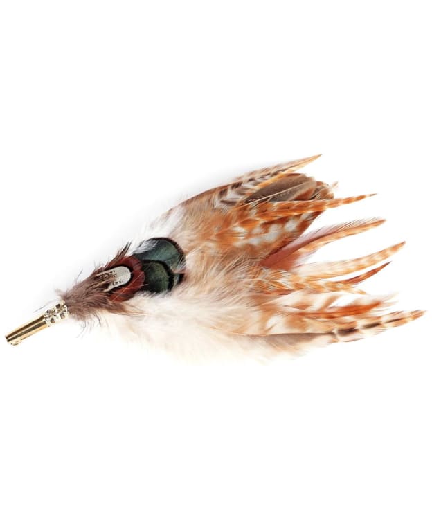 Heather Lady Amhurst and Saddle Feather Hat Mount - Natural