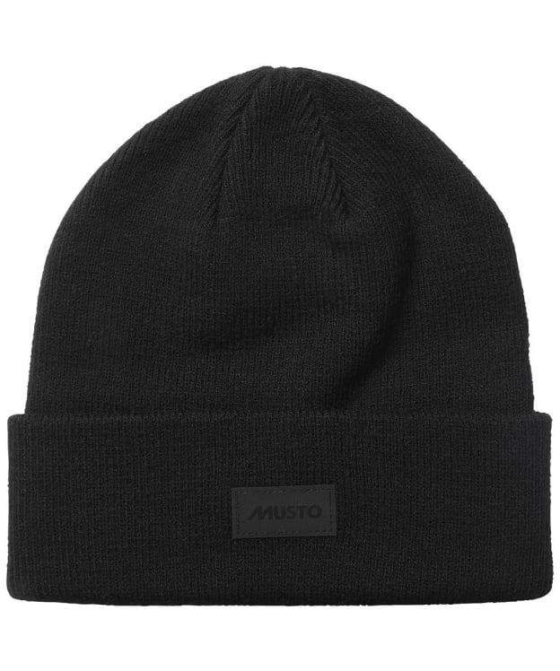 Musto Shaker Cuff Knitted Beanie Hat - True Black