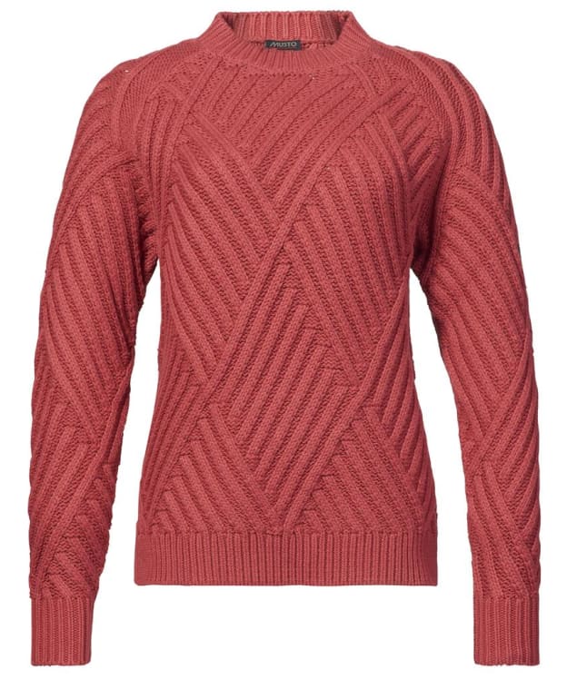 Women’s Musto Marina High Crew Neck Knit - Astro Dust