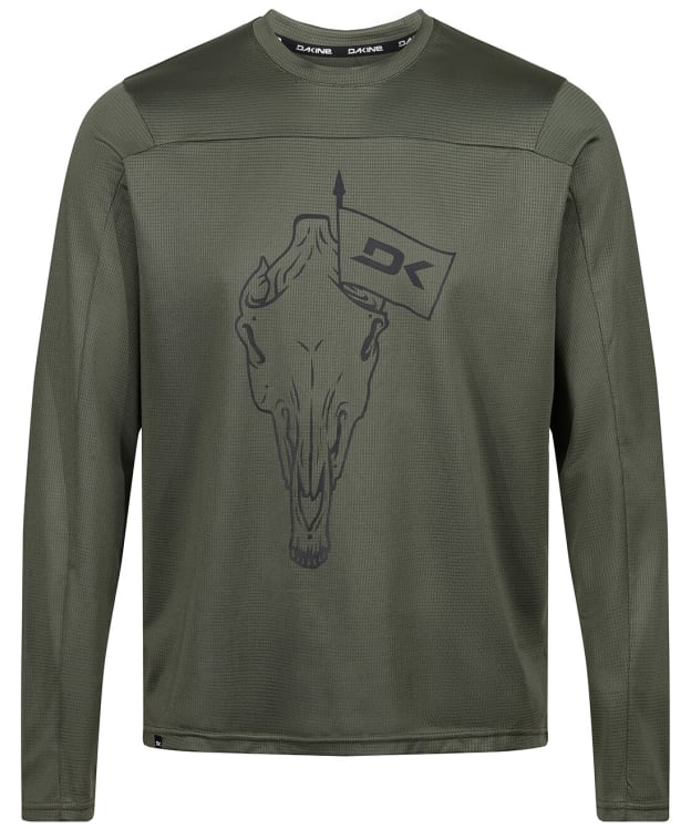 Men’s Dakine Syncline Long Sleeve Bike Jersey - Canopee Green