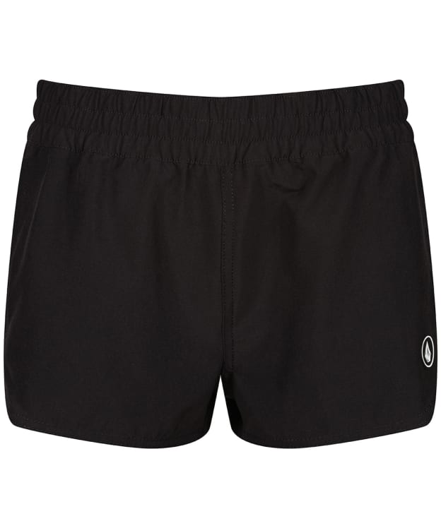 Women's Volcom Simply Solid 2 Strech Boardshorts - Black