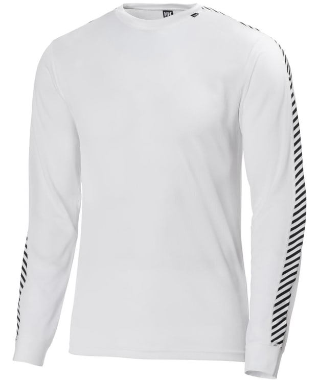 Men’s Helly Hansen Lifa Insulated Stripe Crew Baselayer - White