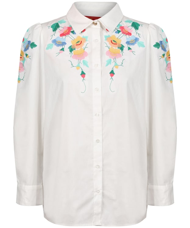 Women's Hunt & Hall Hampton Long Sleeve Cotton Blouse - White