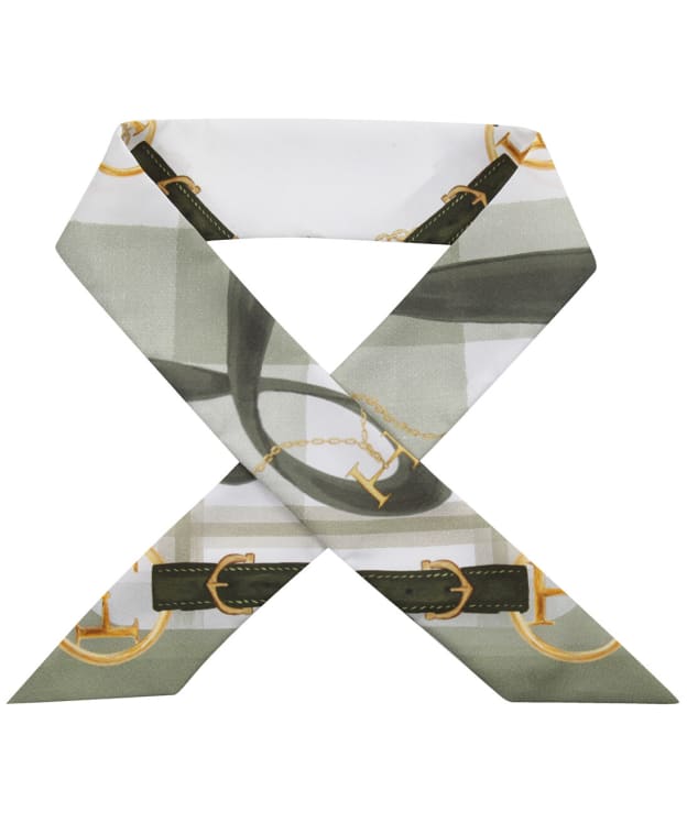 Women’s Hunt & Hall Twillies Leadenham Silk Scarf - Green