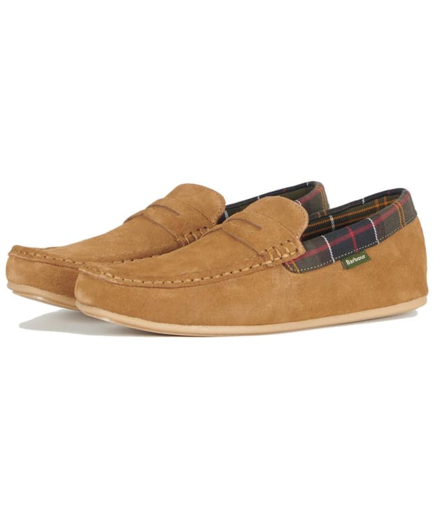 Men’s Barbour Porterfield Slippers - Dark Sand