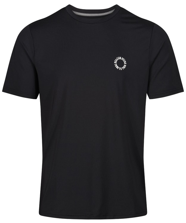 Men's Volcom Faulter Short Sleeve Rashguard - Black