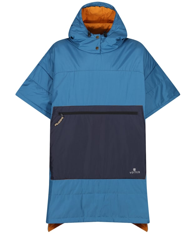 Voited Packable Outdoor Poncho - Blue Steel