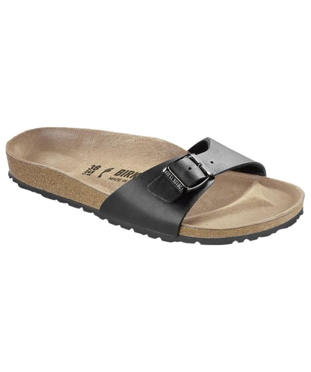 Women's Birkenstock Madrid Sandals - Narrow Footbed - Adjustable Fit - Black