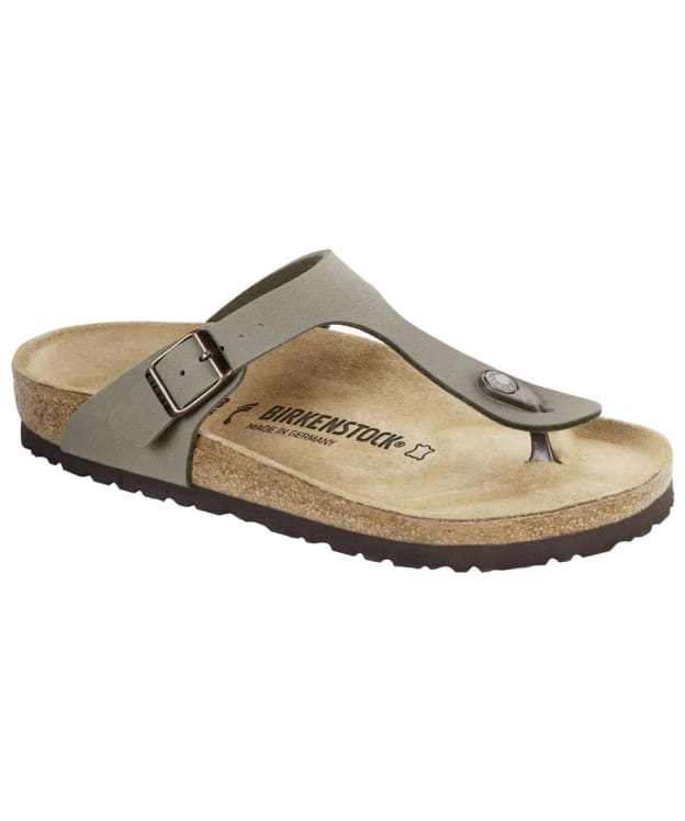 Women's Birkenstock Gizeh Sandals - Narrow Footbed - Adjustable Fit - Stone