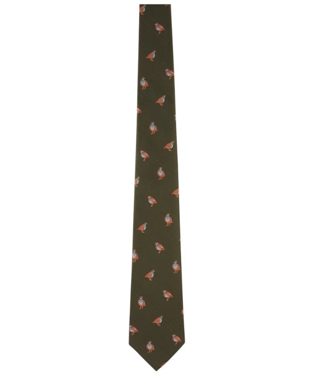 Men’s Schöffel Ashford Woven Silk Tie - Forest French Partridge