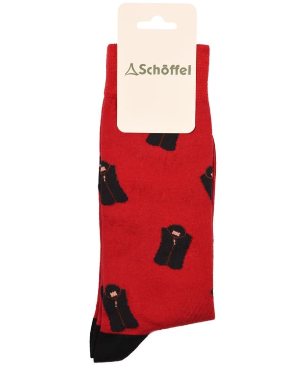 Men’s Schöffel Single Cotton Socks - Chilli Oakham