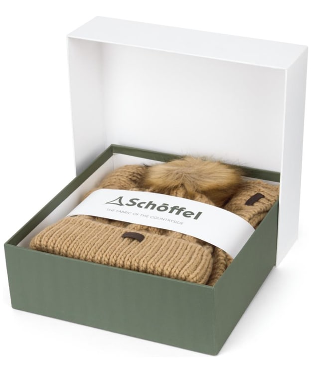 Women's Schoffel Bakewell Hat and Scarf Set - Oat