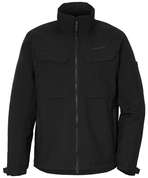 Men's Didriksons Max Short Waterproof Padded Jacket 2 - Black