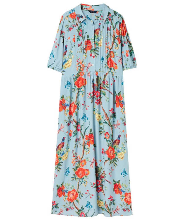 Women's Joules Amberly Shirt Dress - Blue Floral