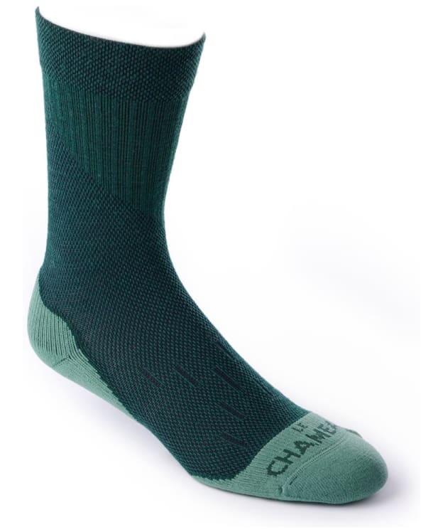 Women's Le Chameau Iris Merino Blend Low Socks - Vert Fonce