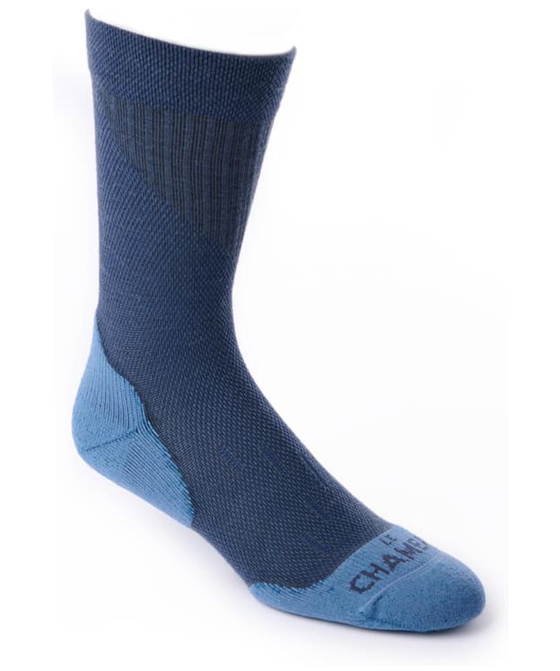 Women's Le Chameau Iris Merino Blend Low Socks - Bleu Fonce