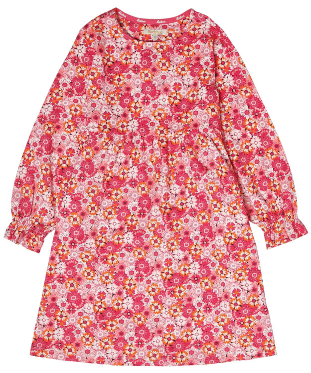 Girl's Barbour Sienna Dress - 6-9yrs - Pink Dahlia Floral