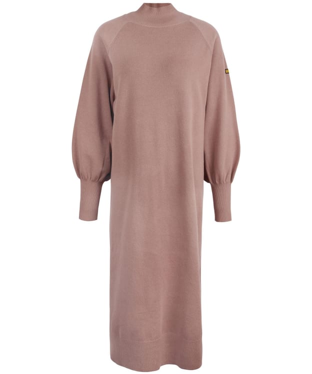 Women's Barbour International Aprila Midi Knit Dress - Camel
